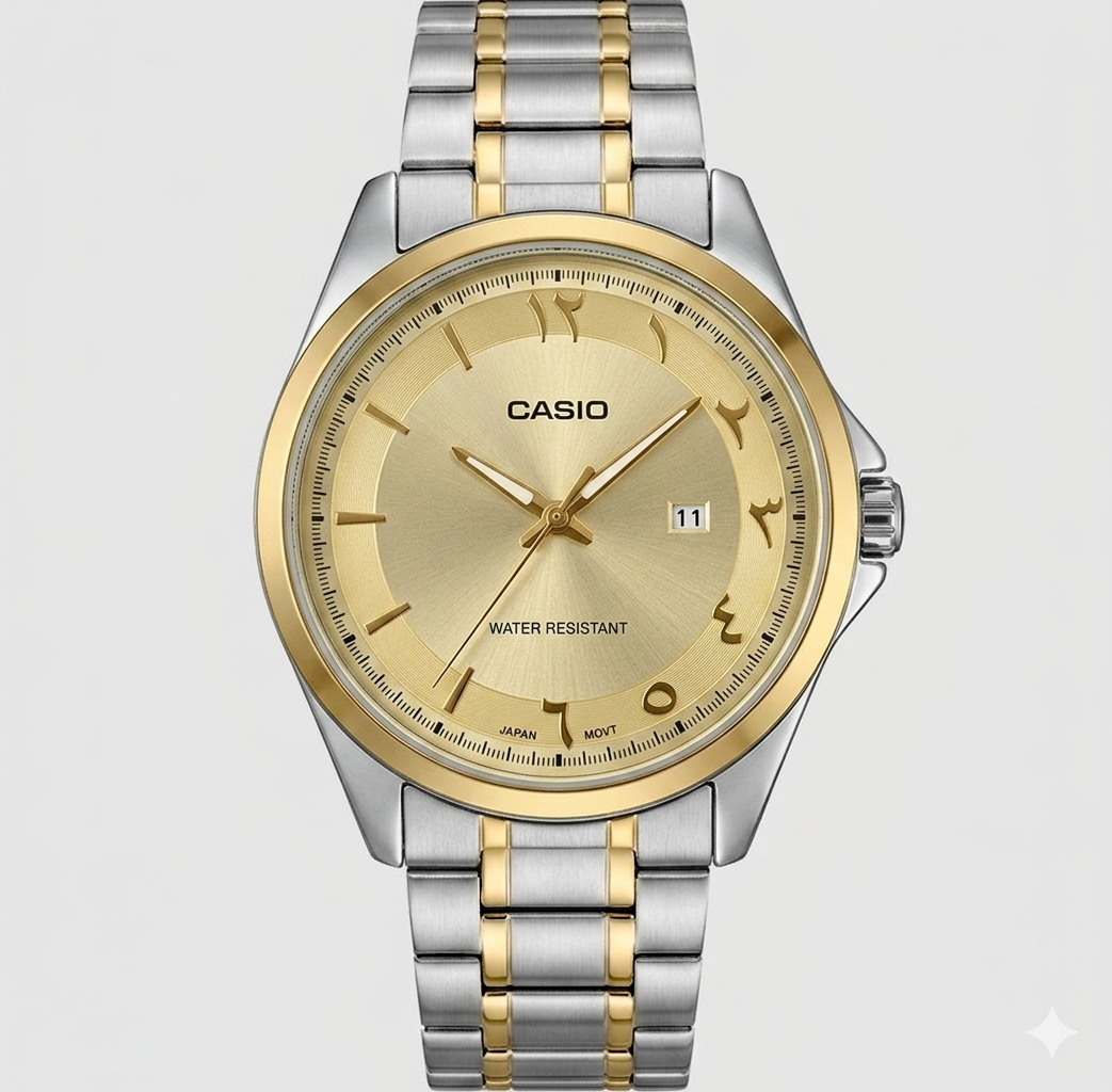 CASIO Analog Golden Dial